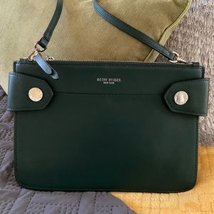 Hunter green crossbody bag
